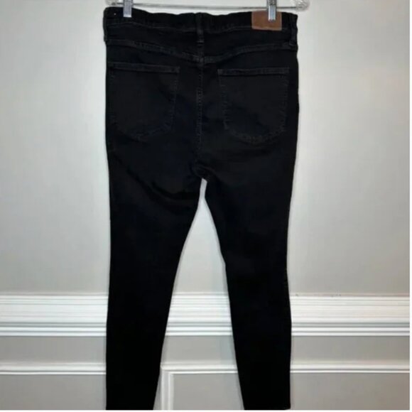Madewell High-Rise Roadtripper Jeans in Davie Wash: Knee-Rip Edition Size 32 - Picture 4 of 8